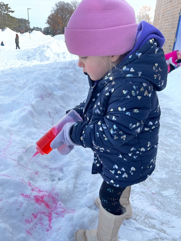 coloring the snow